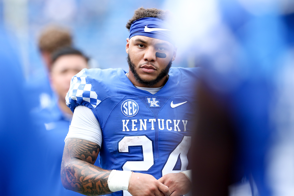 Chris Rodriguez Jr.

UK beats UTC, 28-23.

Photo by Elliott Hess | UK Athletics