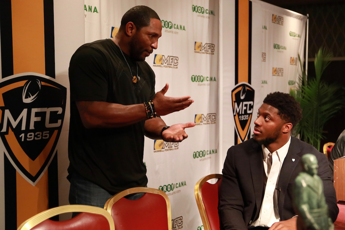 Josh Allen is honored as the 2018 Bednarik Award winner at the Maxwell Football Club Gala on Friday, March 7th, 2019.

Photo by Noah J. Richter | UK Athletics