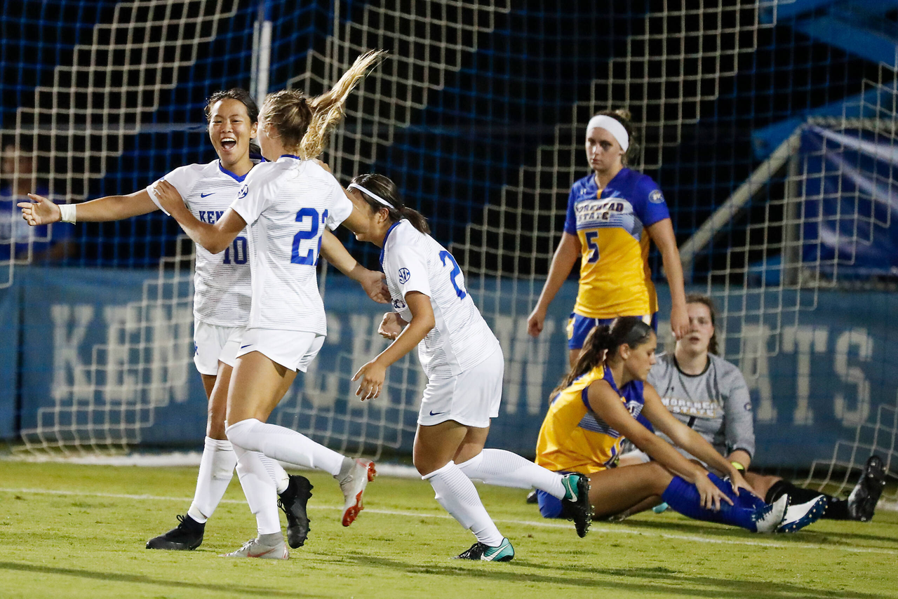 Yuuka Kurosaki.

The Kentucky women's soccer team beat Morehead State 2-1.

Photo by Chet White | UK Athletics