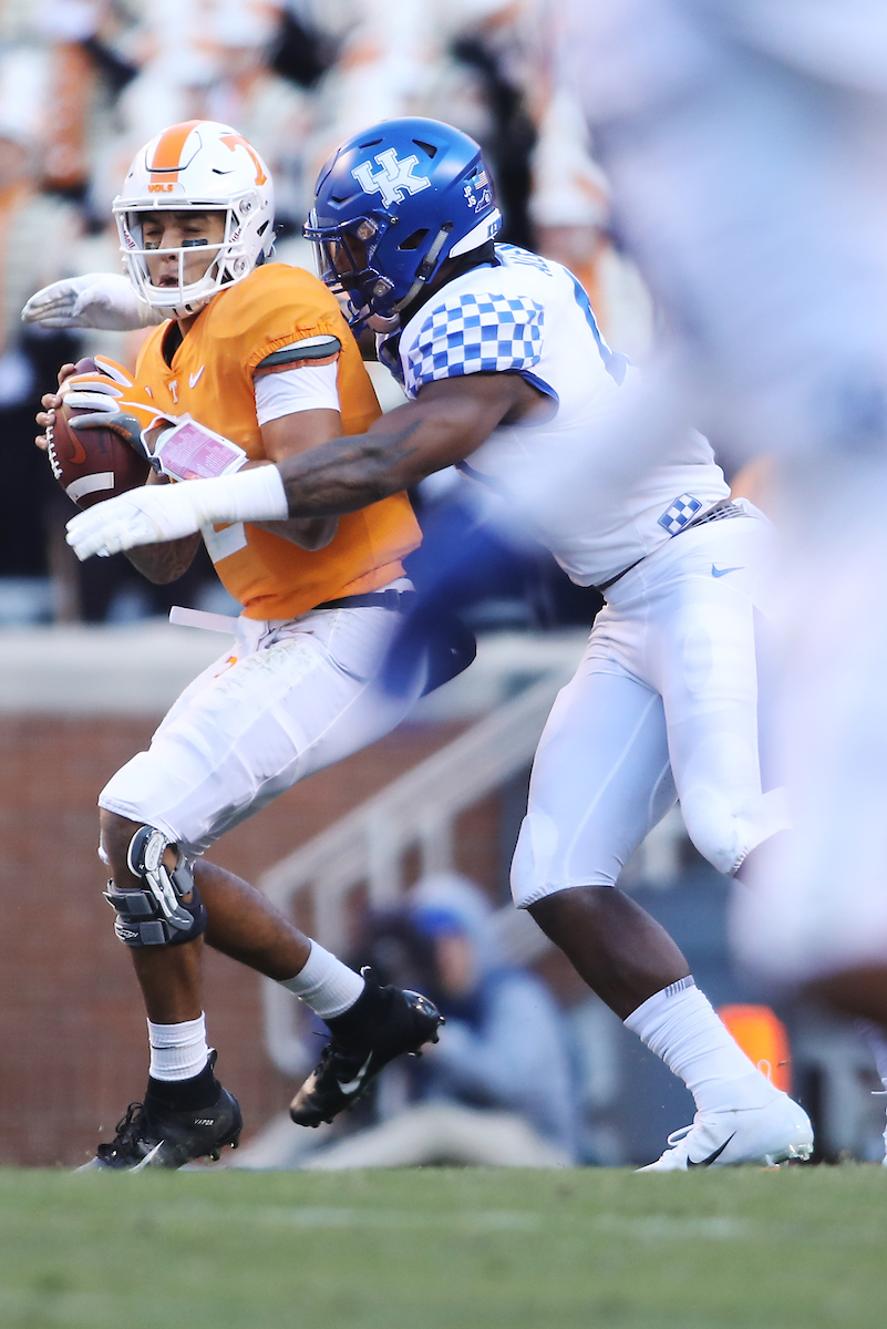 Josh Allen

Football falls to Tennessee 24-7.

Photo by Quinn Foster.