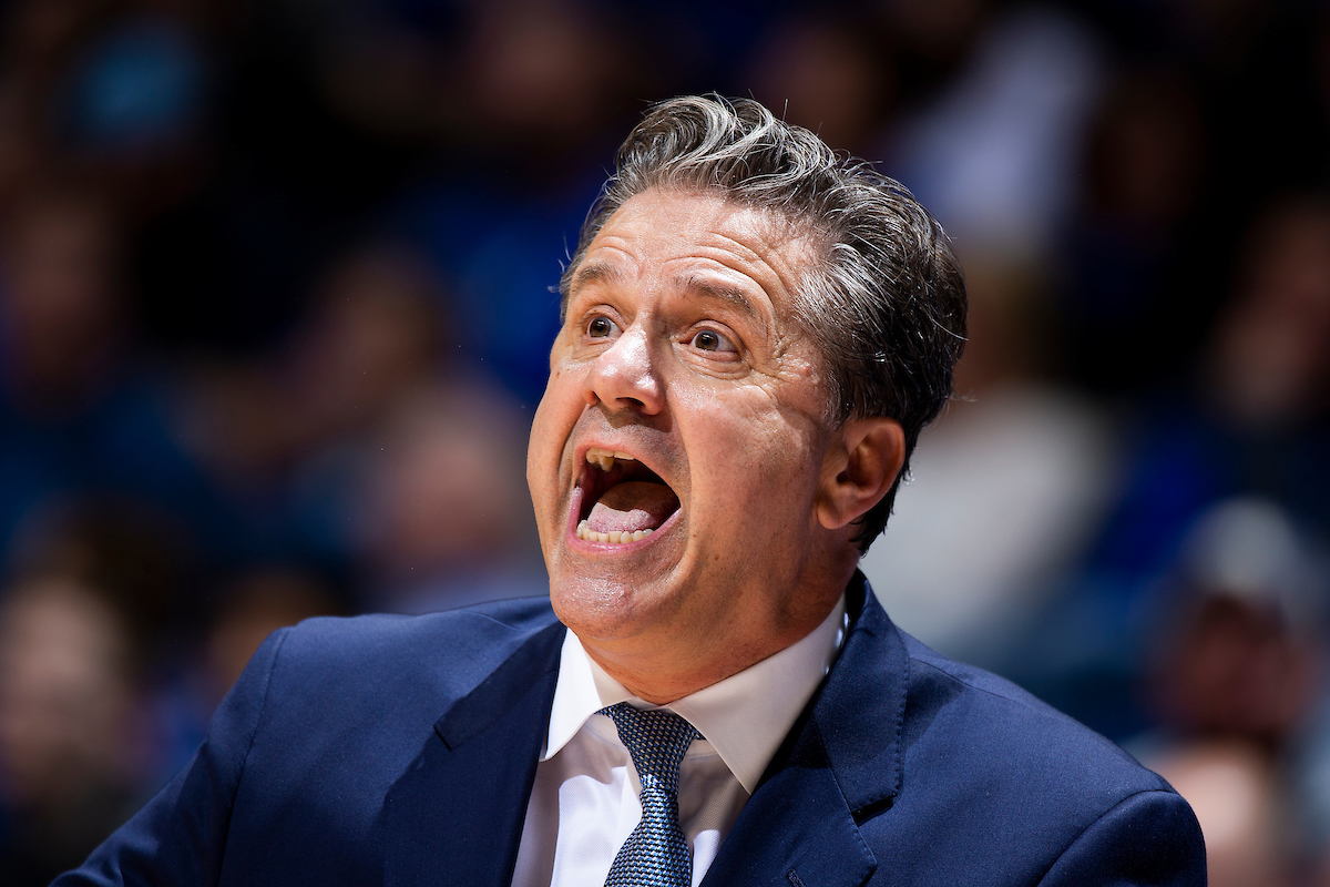 John Calipari.

Kentucky beat Texas A&M 85-74 on Tuesday, January 8, 2019.

Photo by Chet White | UK Athletics