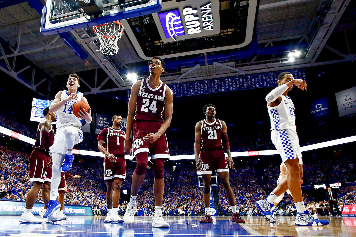 Tyler Herro. PJ Washington.

Kentucky beat Texas A&M 85-74 on Tuesday, January 8, 2019.

Photo by Chet White | UK Athletics