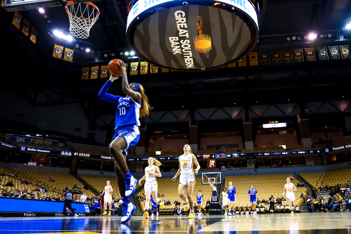 Rhyne Howard.

Kentucky defeats Missouri 78-63.

Photo by Eddie Justice | UK Athletics