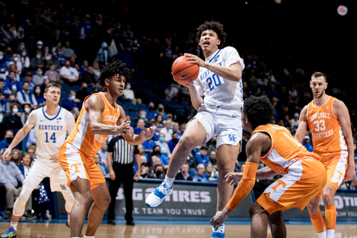 Zan Payne. Brennan Canada.

Kentucky beat Tennessee 107-79. 

Photos by Chet White | UK Athletics