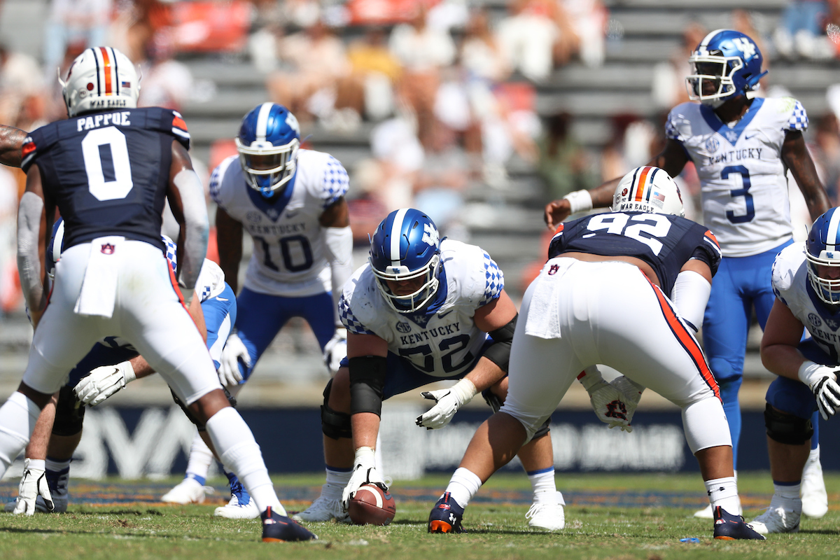 Drake Jackson.

Kentucky falls to Auburn, 13-29.

Photo by Elliott Hess | UK Athletics