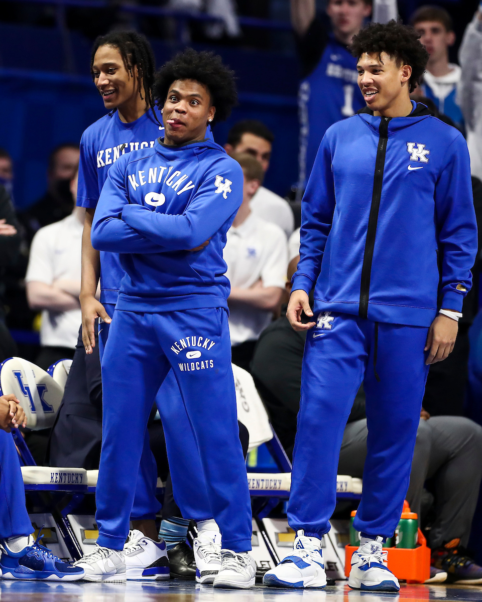 Sahvir Wheeler. TyTy Washington Jr. Zan Payne.

Kentucky beat Alabama 90-81.

Photos by Chet White | UK Athletics