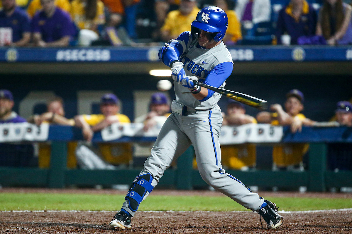 Chase Estep.

Kentucky loses to LSU 6-11.

Photo by Sarah Caputi | UK Athletics