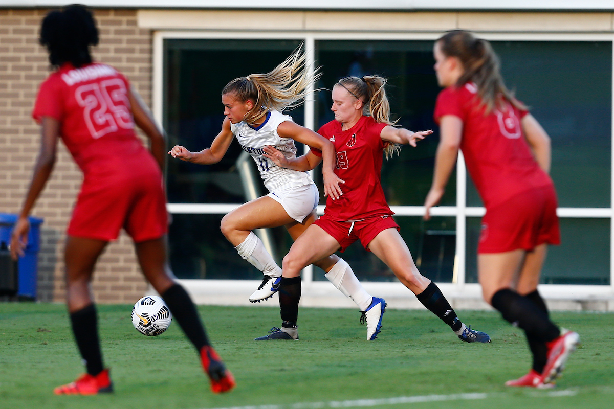Matilda Liljefors. 

Kentucky beats Louisiana Lafayette 5-0. 

Photo By Barry Westerman | UK Athletics