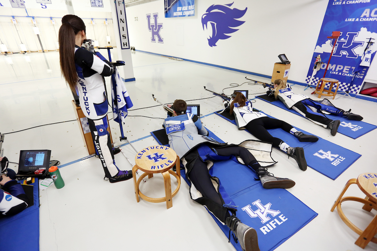 Rifle faces Akron. 

Photo by Britney Howard  | UK Athletics