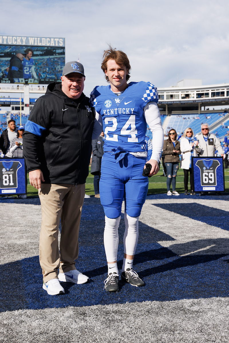 Zac Berezowitz.

Kentucky beat New Mexico State 56-16.

Photo by Elliott Hess | UK Athletics