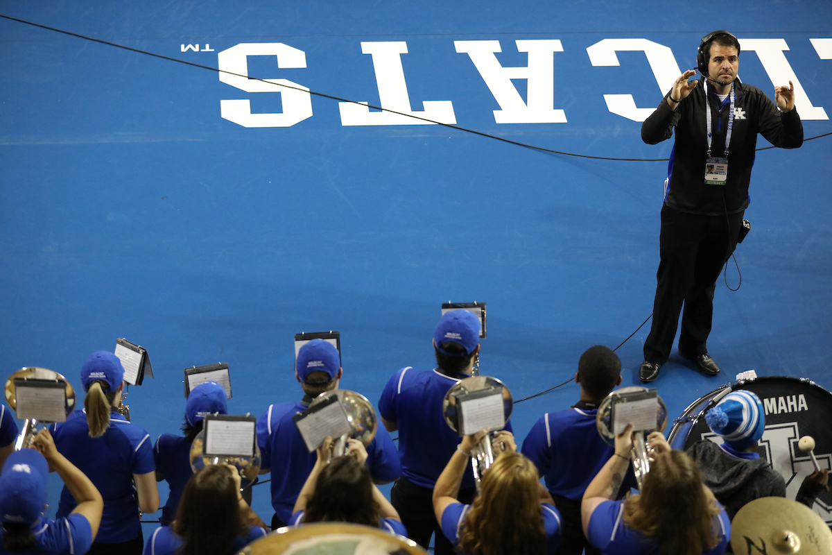 Band.

The University of Kentucky volleyball team defeats Ole Miss.

Photo by Quinn Foster