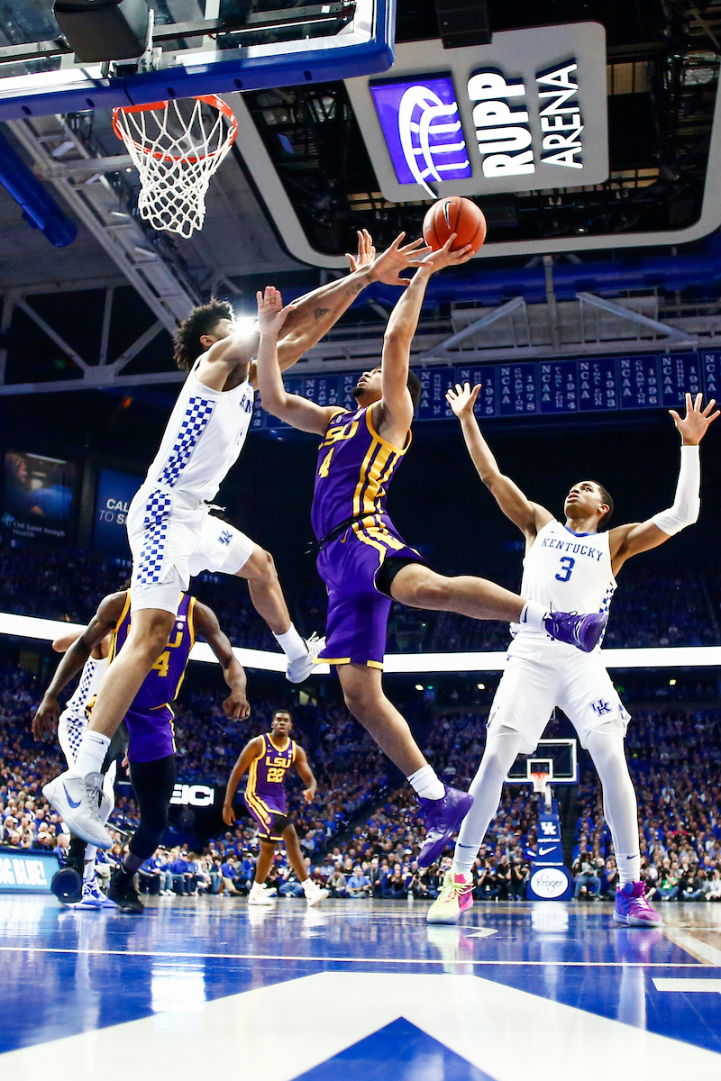 Nick Richards. Keldon Johnson.

UK falls to LSU 73-71.

Photo by Chet White | UK Athletics