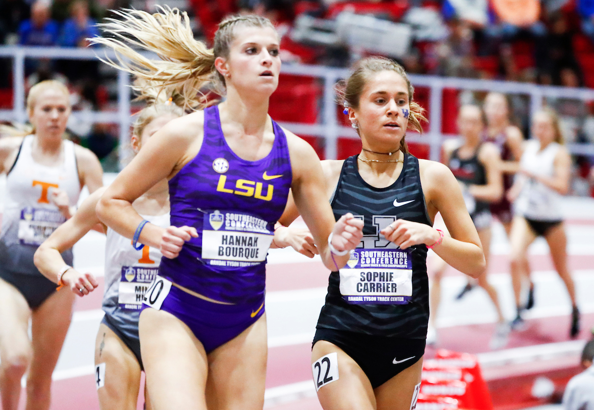 Sophie Carrier.

Day one of the 2019 SEC Indoor Track and Field Championships.

Photo by Chet White | UK Athletics