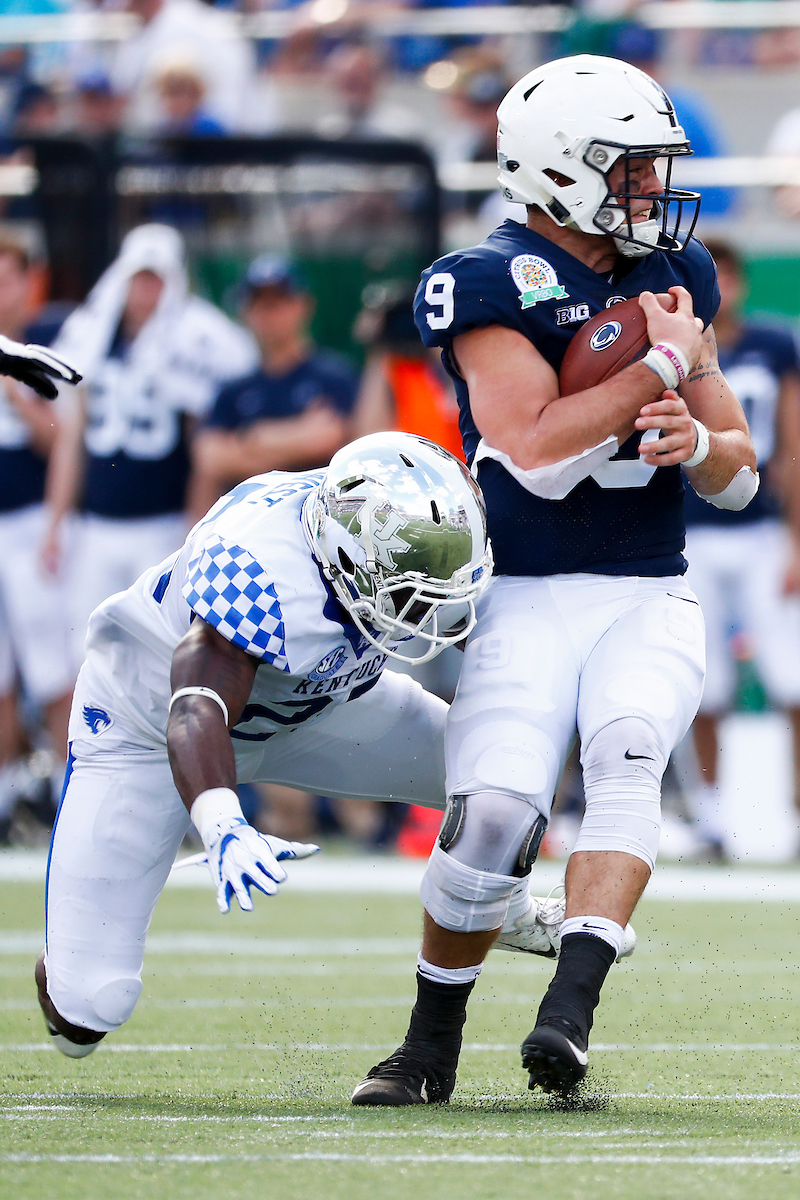 Darius West.

The UK football team beat Penn State27-24 in the Citrus Bowl.

Photo by Chet White | UK Athletics