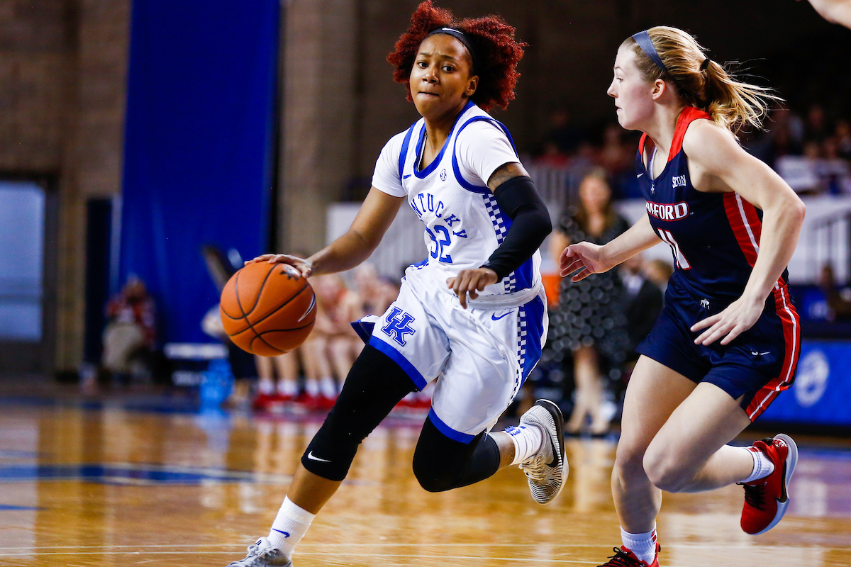 Jaida Roper.

Kentucky beats Samford 79-49.

Photo by Sarah Caputi | UK Athletics