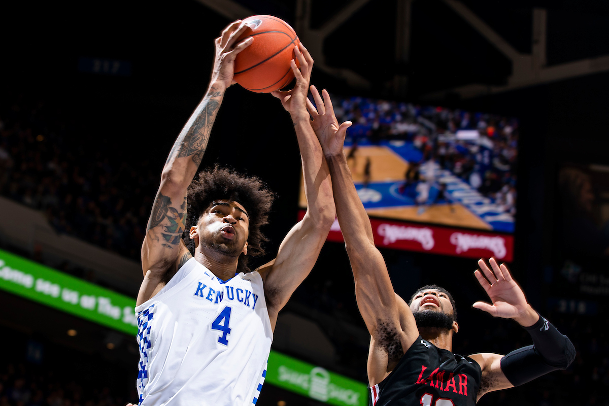 Nick Richards.

Kentucky beat Lamar 81-56.

Photo by Chet White | UK Athletics