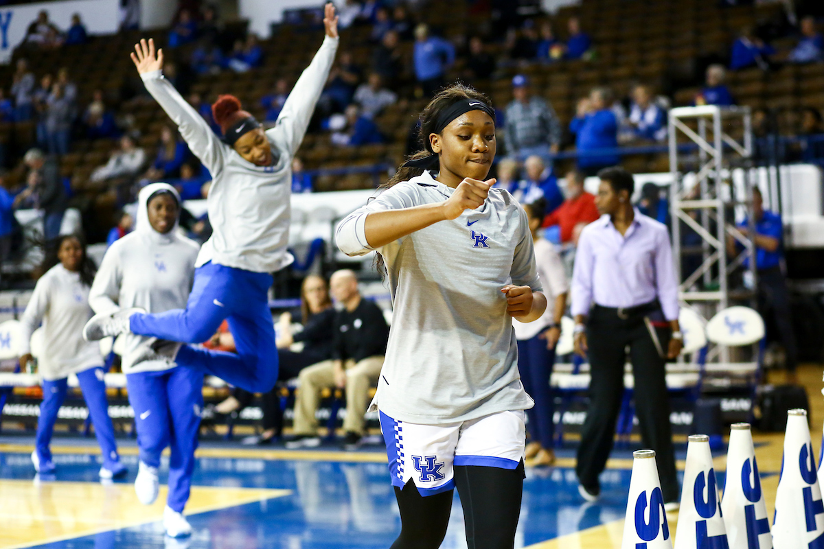 Ogechi Anyagaligbo. 

Kentucky beats Stetson 67-48. 

Photo by Eddie Justice | UK Athletics