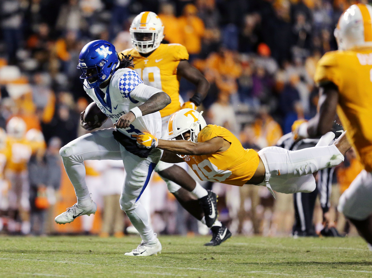 Terry Wilson

Football falls to Tennessee 24-7.

Photo by Britney Howard  | UK Athletics