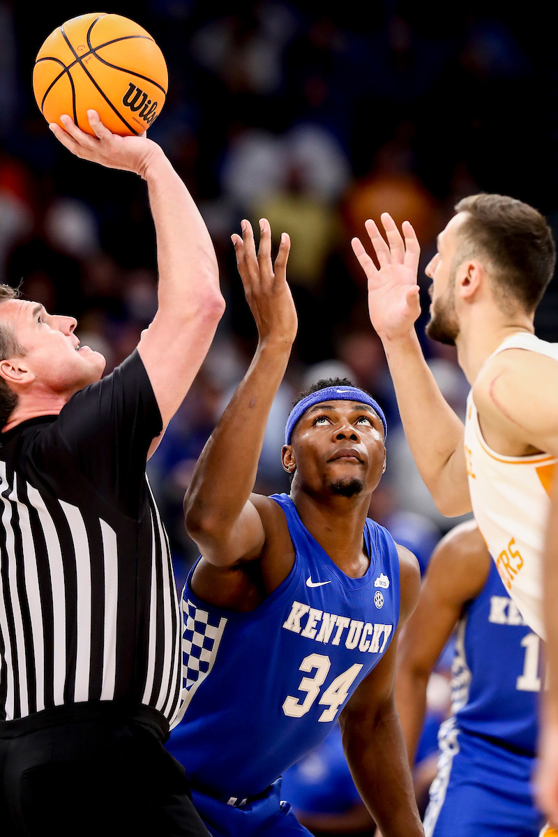 Oscar Tshiebwe.

Kentucky loses to Tennessee 69-62.

Photos by Chet White | UK Athletics