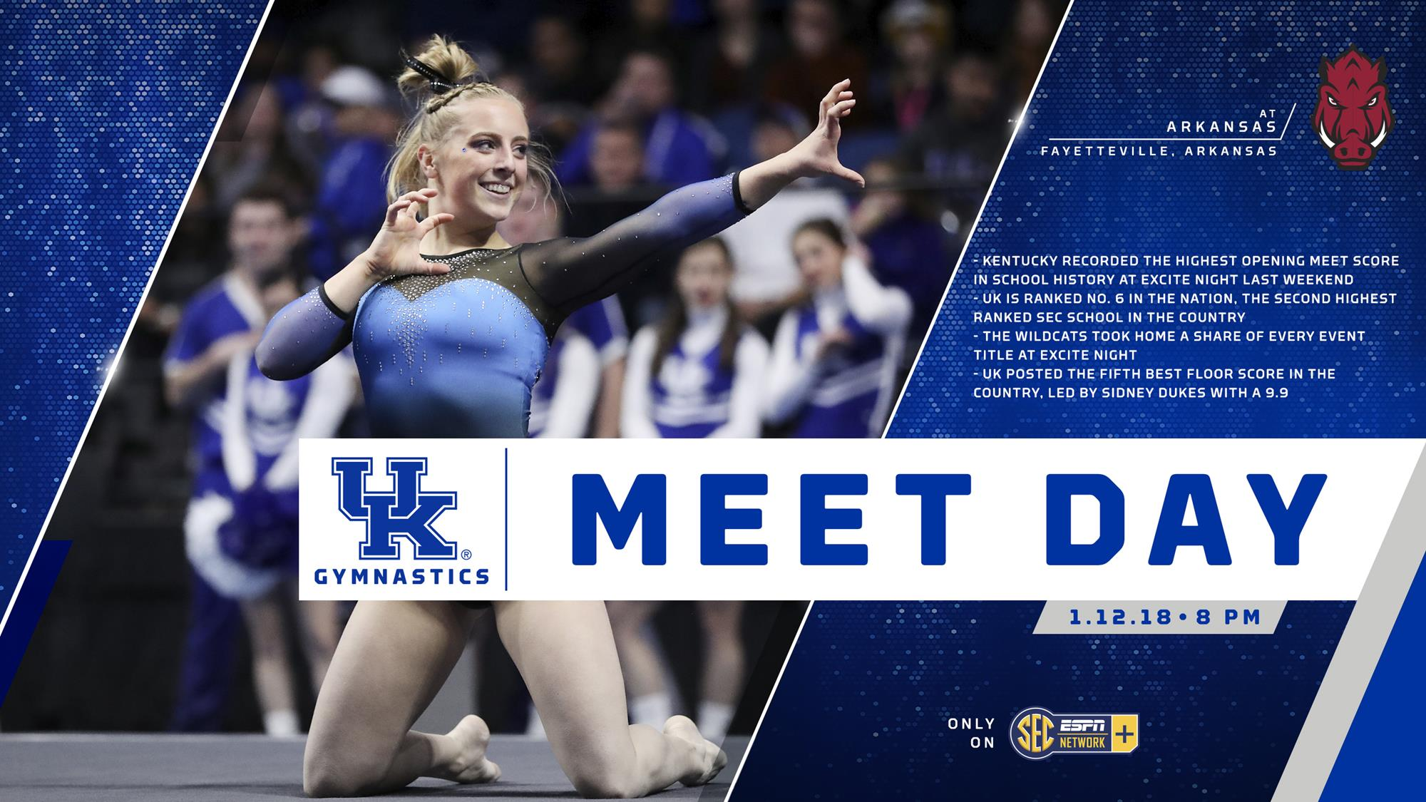 Kentucky Heads to Arkansas to Begin SEC Competition