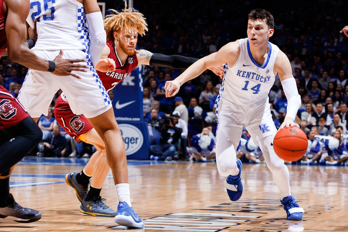 Tyler Herro.

The University of Kentucky men's basketball team beats South Carolina 76-48.

Photo by Elliott Hess | UK Athletics