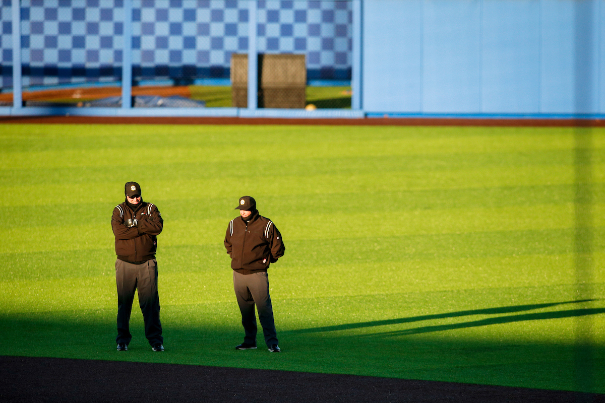 Umpires.

Kentucky comes out on top of MSU 7-0 on Tuesday, March 26


Photo by Isaac Janssen | UK Athletics