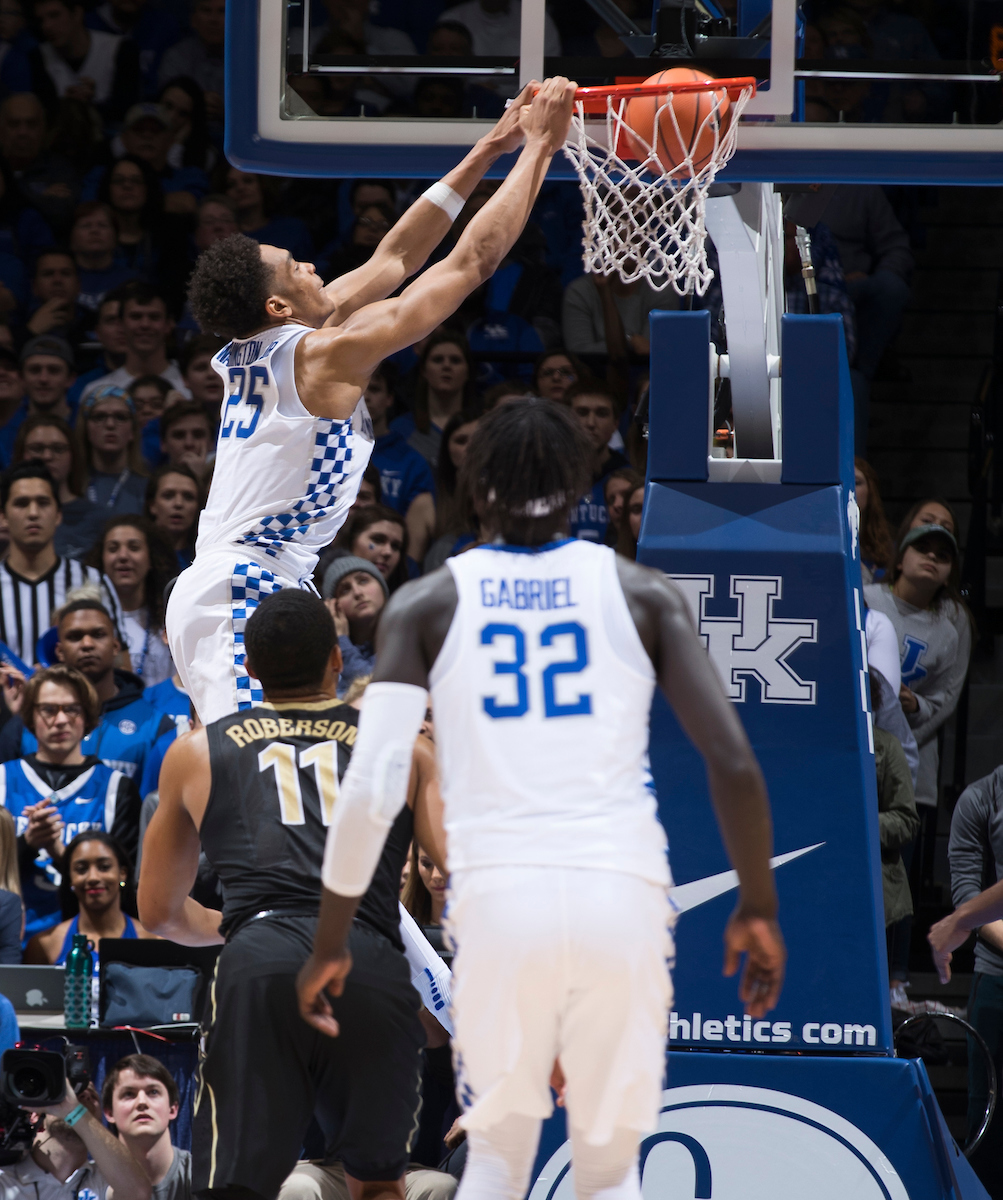 P.J. Washington.

The University of Kentucky men's basketball team beats Vanderbilt 83-81 on Tuesday, January 30, 2018 at Rupp Arena in Lexington, Ky.


Photos by Mark Cornelison | UK Athletics
