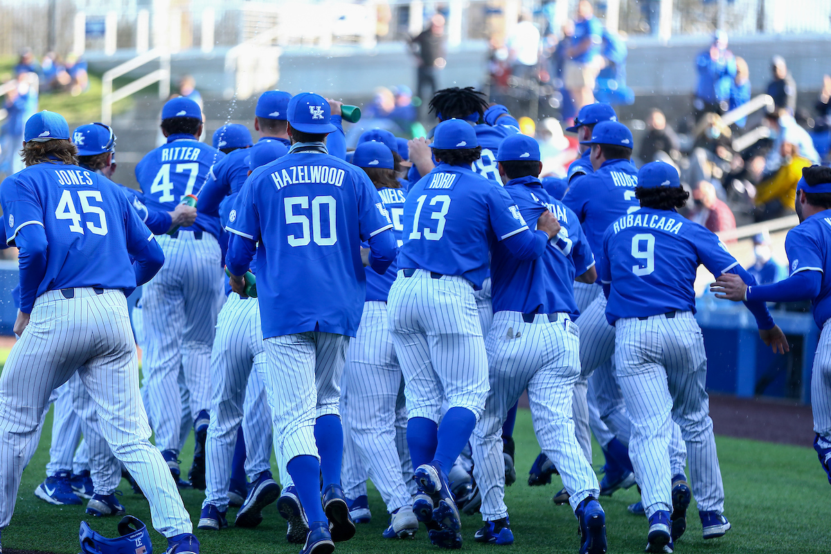 Kentucky beats Mizzou 5 - 4.

Photo by Sarah Caputi | UK Athletics