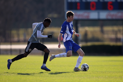 Bailey Rouse.

Kentucky men's soccer in action against Louisville City FC.

Photo by Quinn Foster | UK Athletics