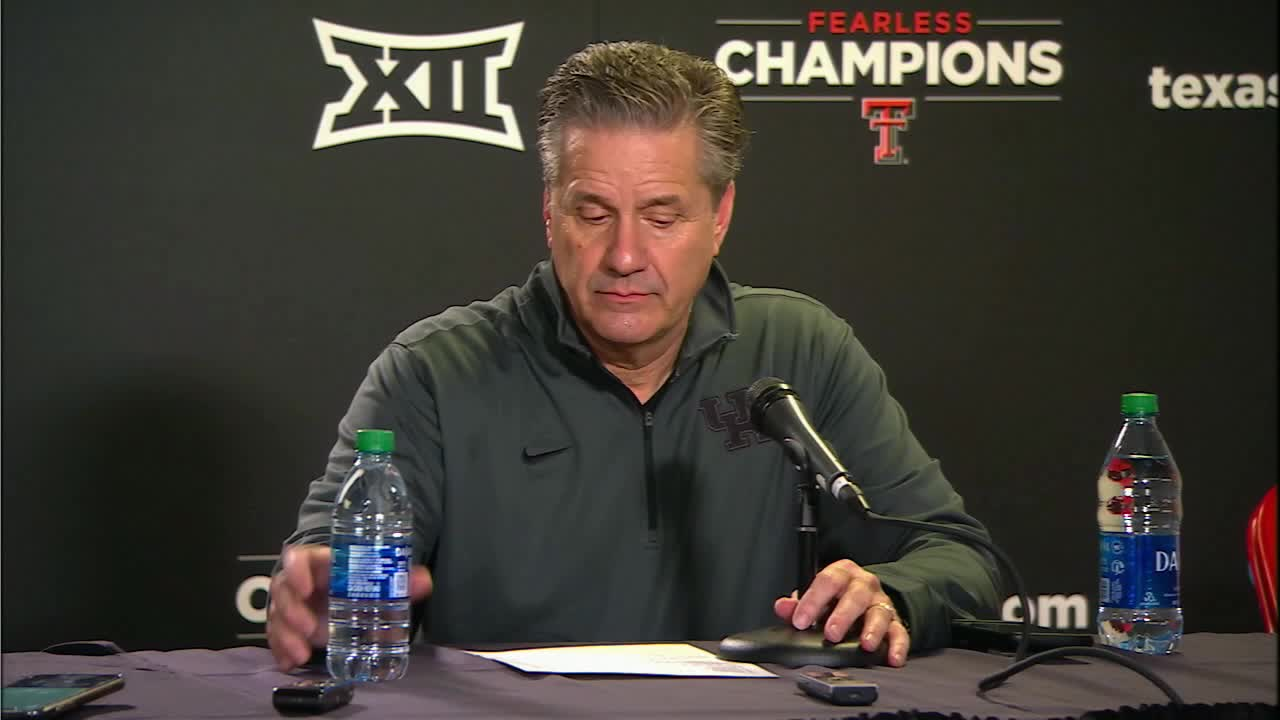 MBB: Coach Calipari - Texas Tech Postgame