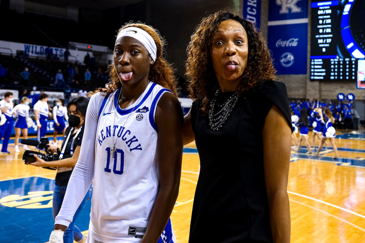Rhyne Howard. Kyra Elzy.

Kentucky beats Vanderbilt 69-65.

Photo by Eddie Justice | UK Athletics