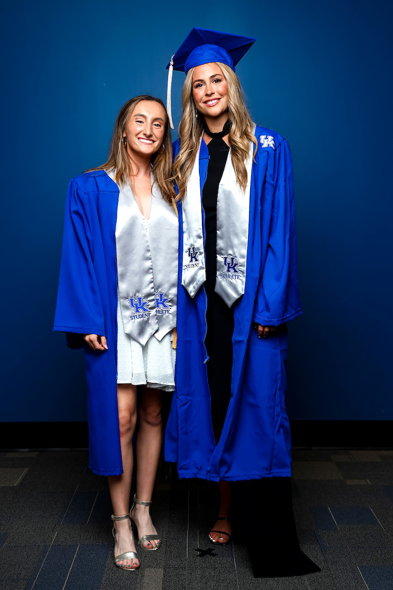 Kelli Walsh. Carla Girbau.

May 2022 CATS graduation.

Photo by Eddie Justice | UK Athletics