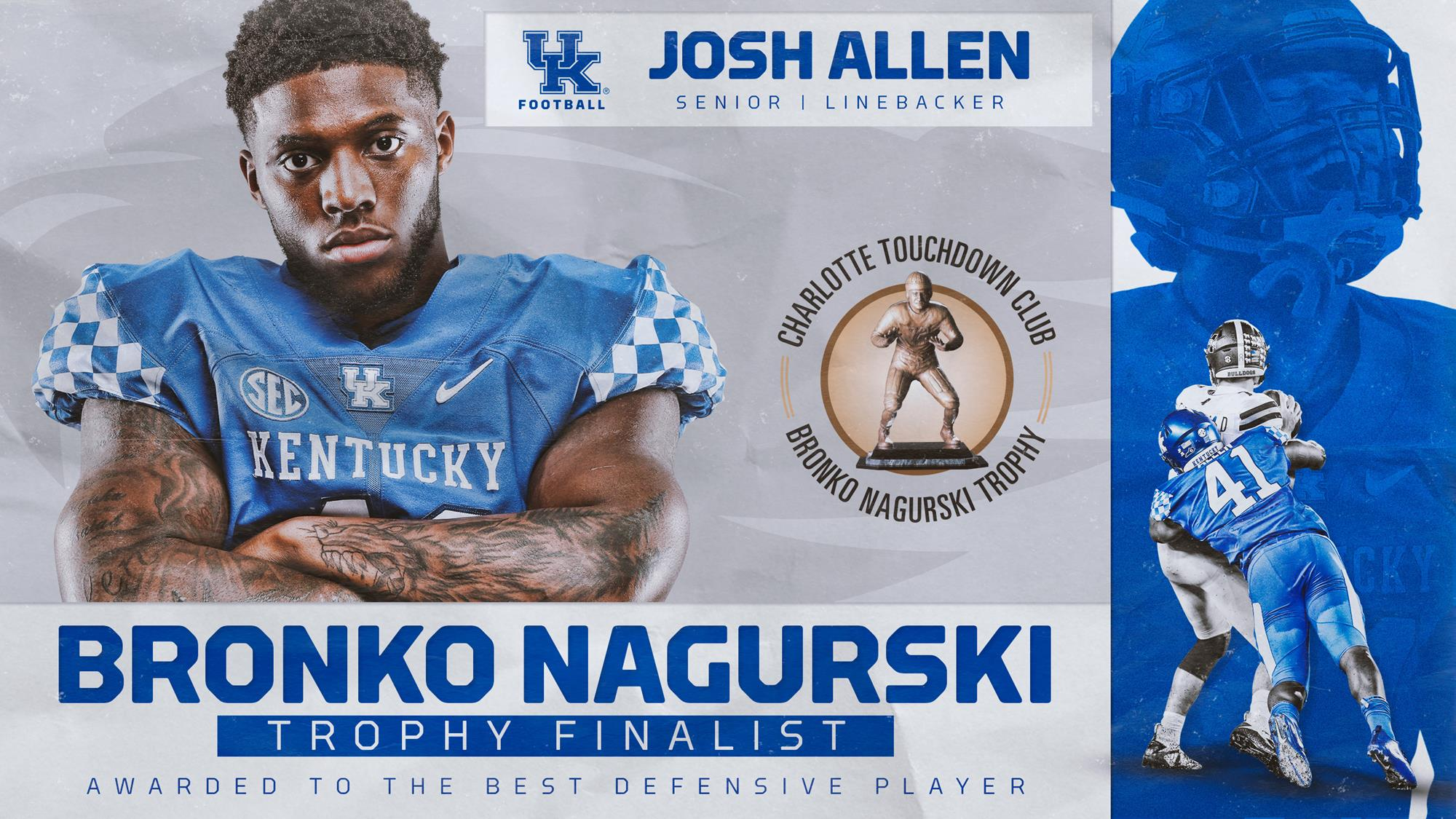 Josh Allen Among Five Finalists for Bronko Nagurski Trophy