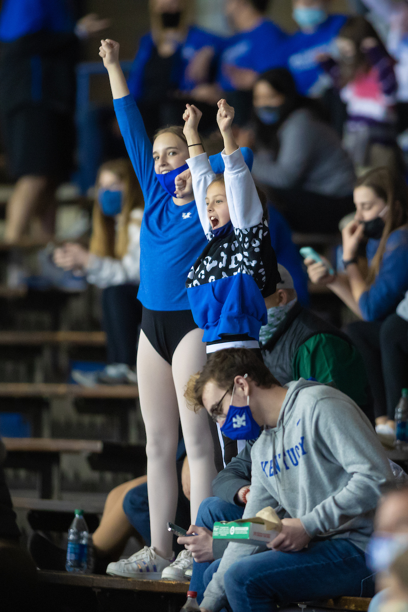 Fans.

Kentucky beats LSU 197.100 - 196.800

Photo by Grant Lee | UK Athletics