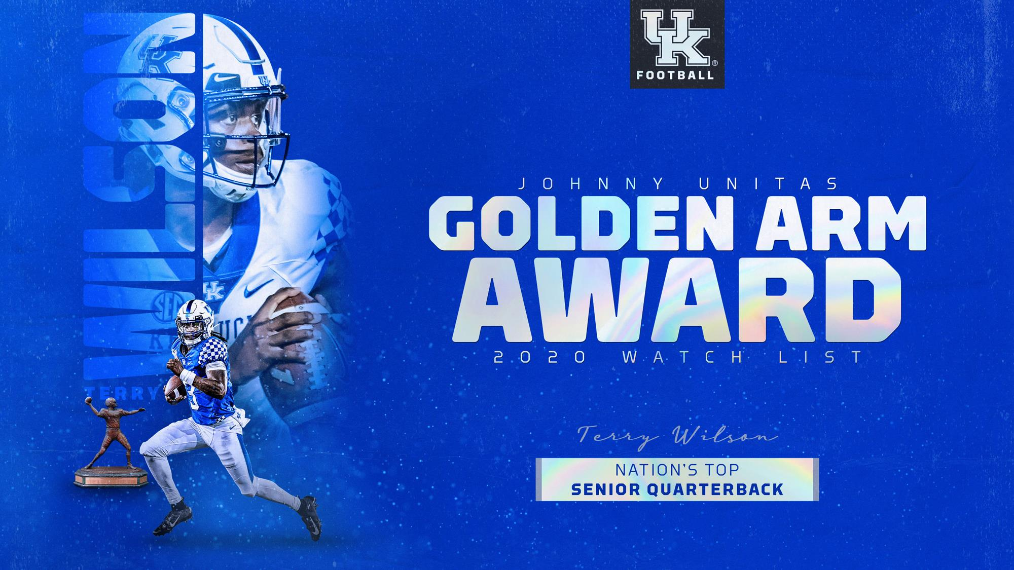 Terry Wilson Named to Johnny Unitas Golden Arm Watch List