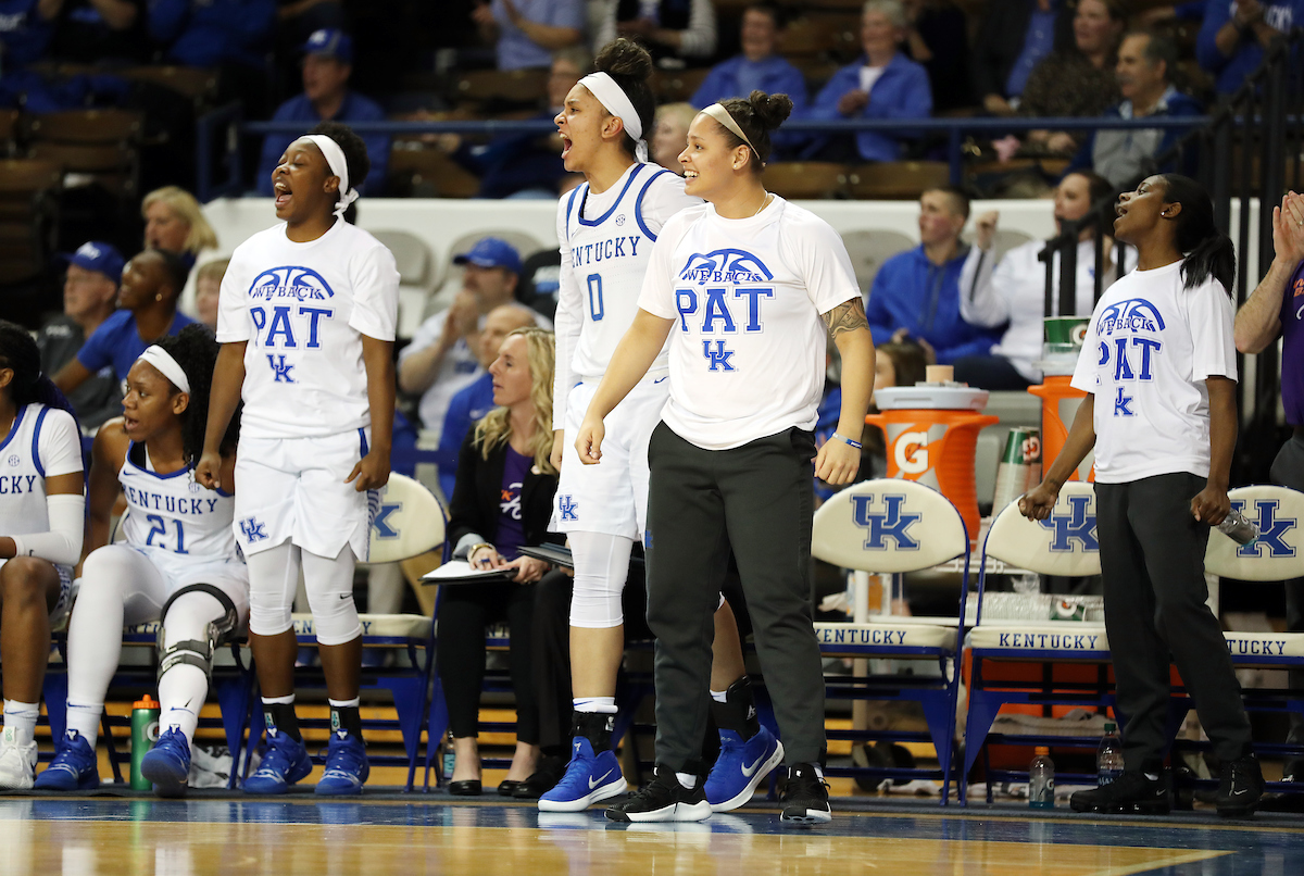 Celebration

The UK Women's Basketball team beats Mizzou. 

Photo by Britney Howard  | UK Athletics