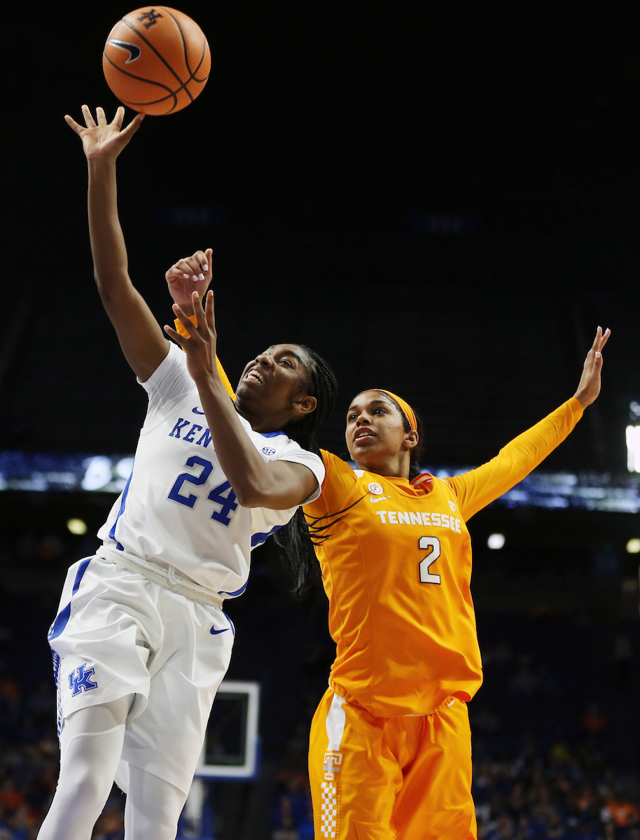 Taylor Murray

The University of Kentucky women's basketball team falls to Tennessee on Sunday, December 31, 2017 at Rupp Arena. 

Photo by Britney Howard | UK Athletics