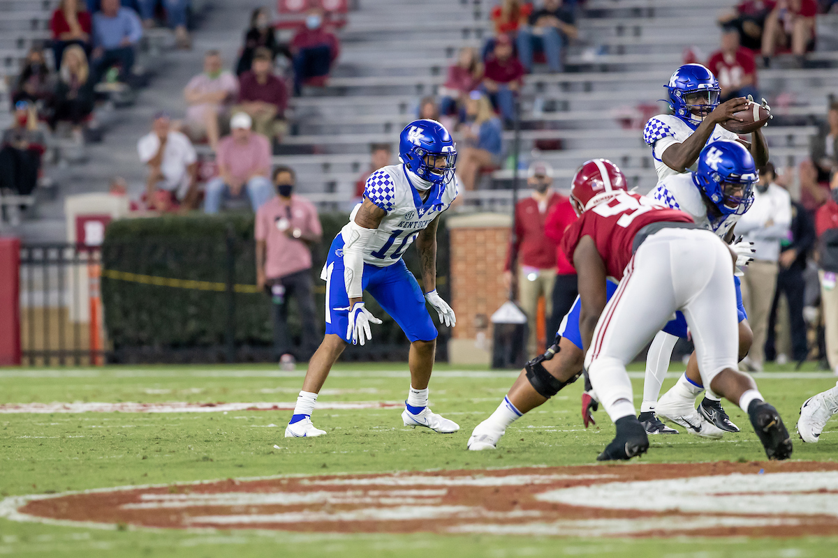 AJ Rose

Alabama defeats Kentucky 63-3

Photo By Brian Moriarty | UK Football