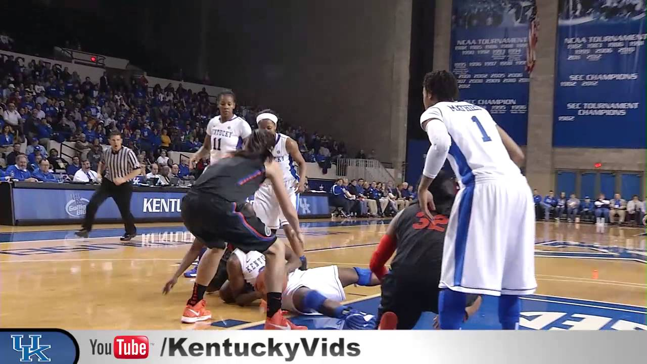 Post Game with Coach Mitchell after Kentucky victory over FLA