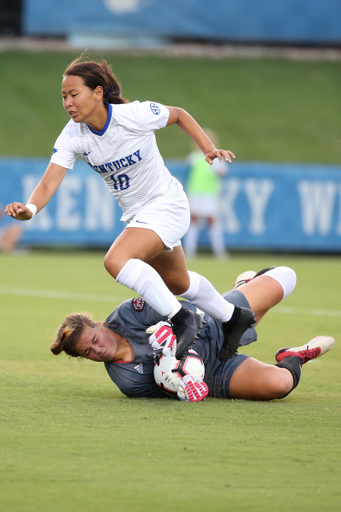 Yuuka Kurosaki.


The University of Kentucky women's soccer team beat SIUE 2-1 in the Cats season openr on Friday, August 17, 2018, at The Bell in Lexington, Ky.

Photo by Chet White | UK Athletics