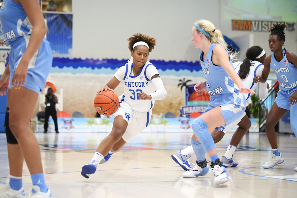 Game Three - Kentucky vs. UNC

The women's basketball team travels to Saint Thomas to compete in the 2018 Paradise Jam Tournament from November 22nd-24th at the University of the Virgin Islands.

Photos by Noah J. Richter | UK Athletics