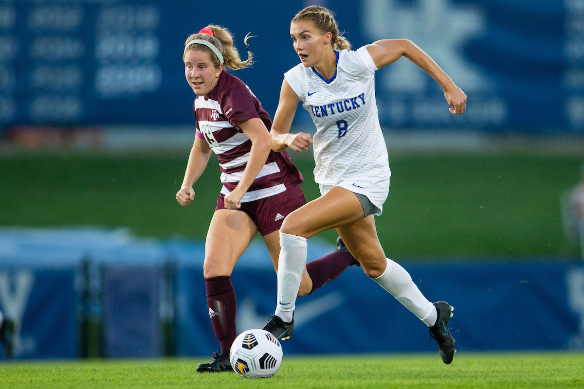 Hannah Richardson.

Kentucky loses to Texas A&M 3-0.

Photo by Grace Bradley | UK Athletics