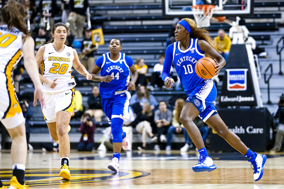 Rhyne Howard.

Kentucky defeats Missouri 78-63.

Photo by Eddie Justice | UK Athletics