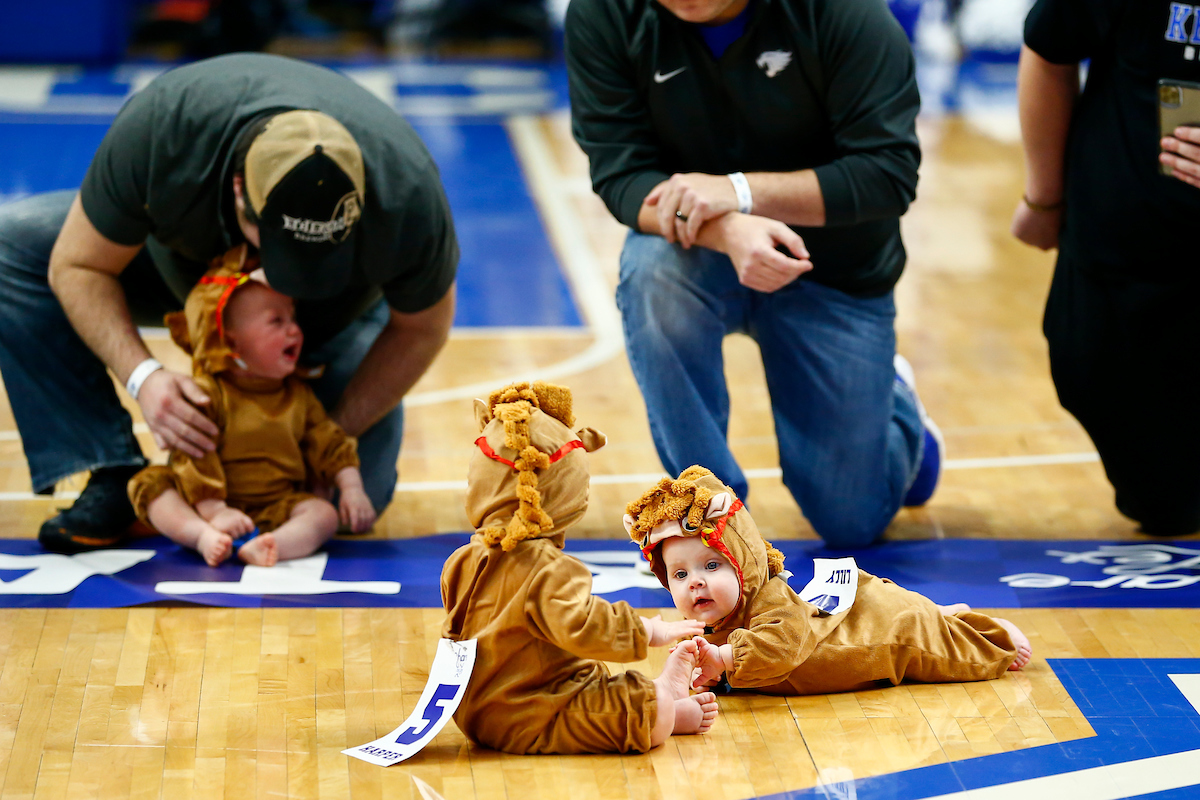 Baby Race. 

UK beat Auburn 73-66. 

Photo By Barry Westerman | UK Athletics