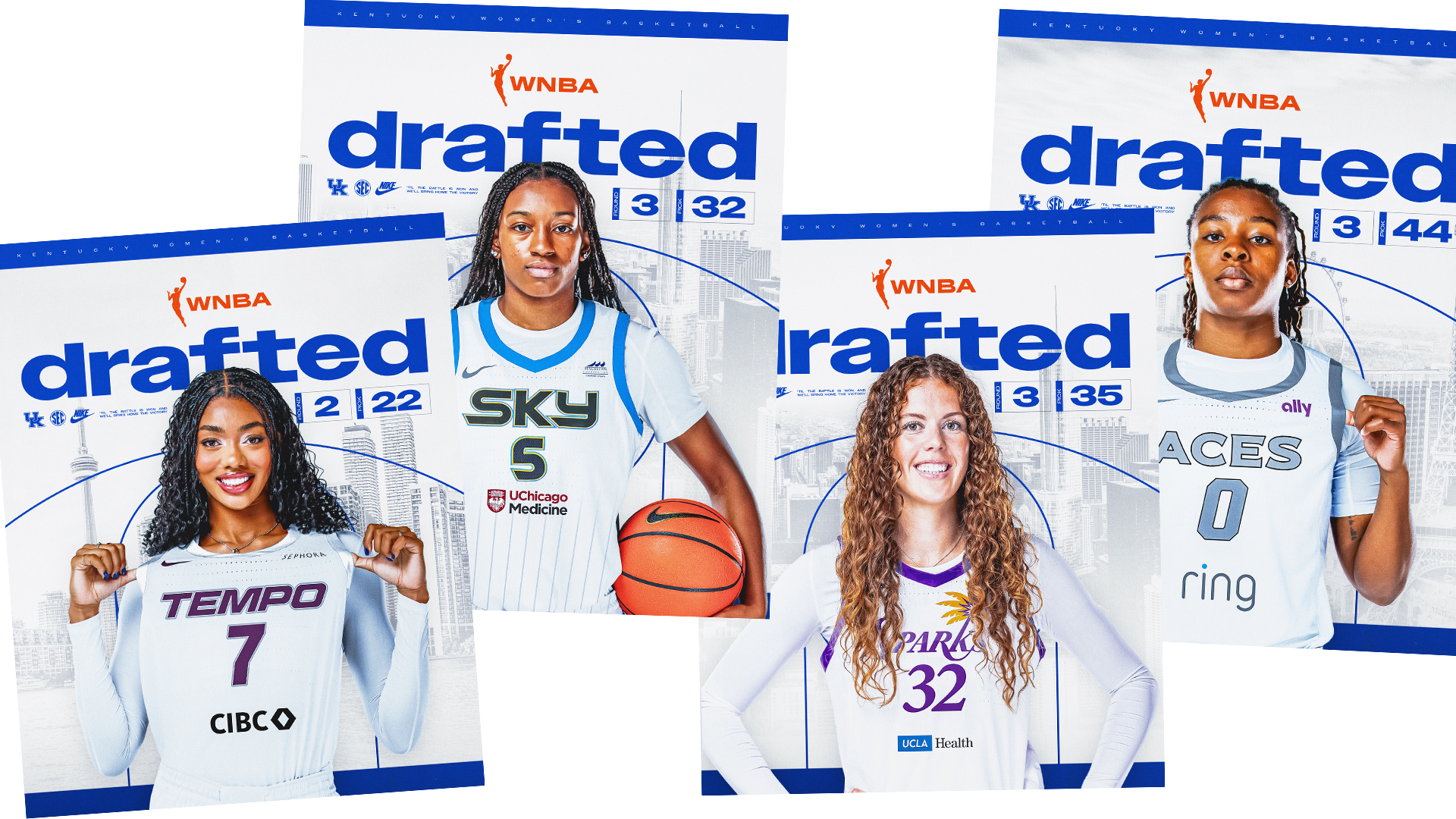 Record-Breaking Four Kentucky Women’s Basketball Players Selected in the 2026 WNBA Draft