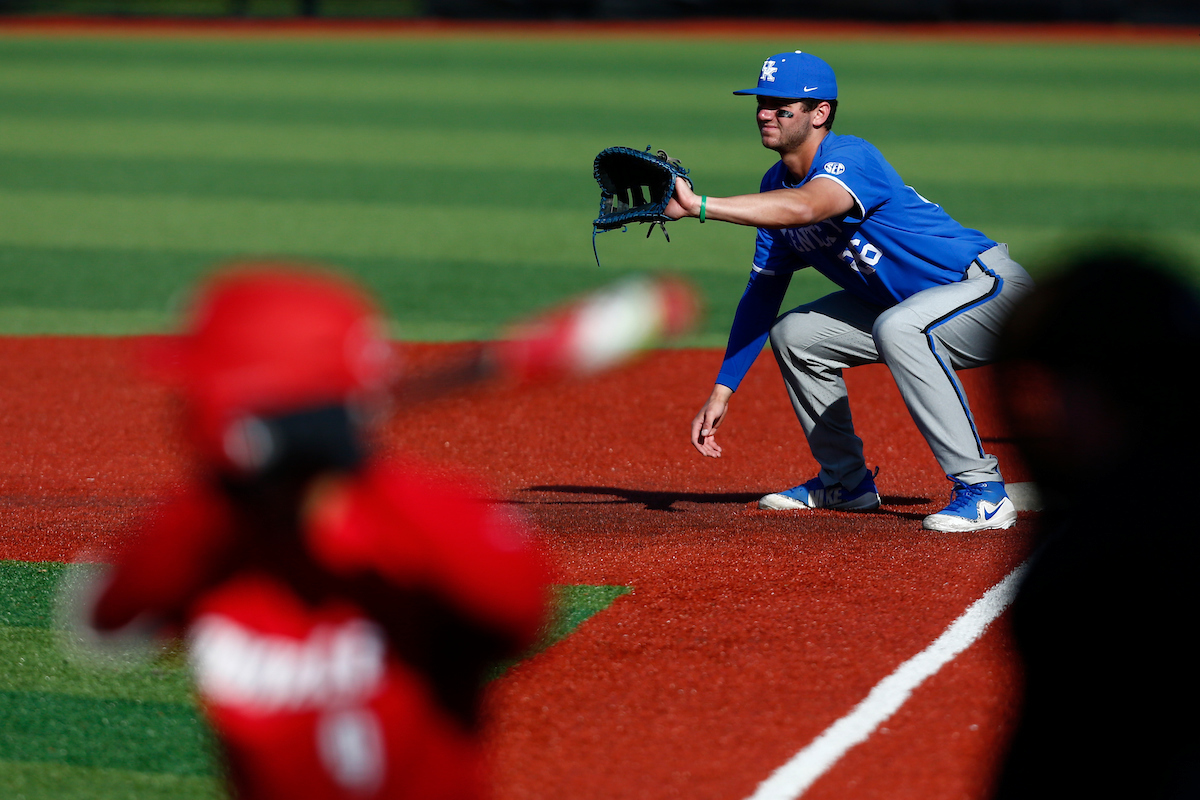 Jacob Plastiak. 

Kentucky falls to Louisville 4-2. 

Photo By Barry Westerman | UK Athletics
