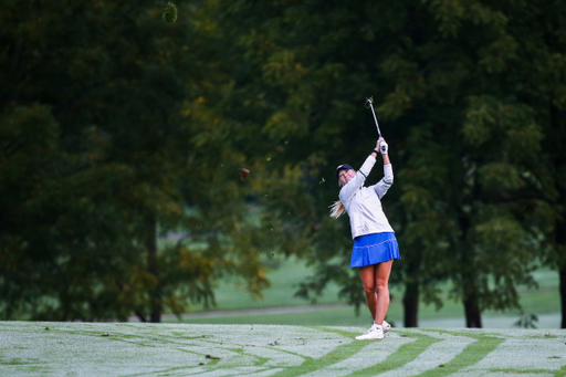 Sarah Shipley.

Kentucky women's golf practice at the University Club of Kentucky.

Photo by Grant Lee | UK Athletics