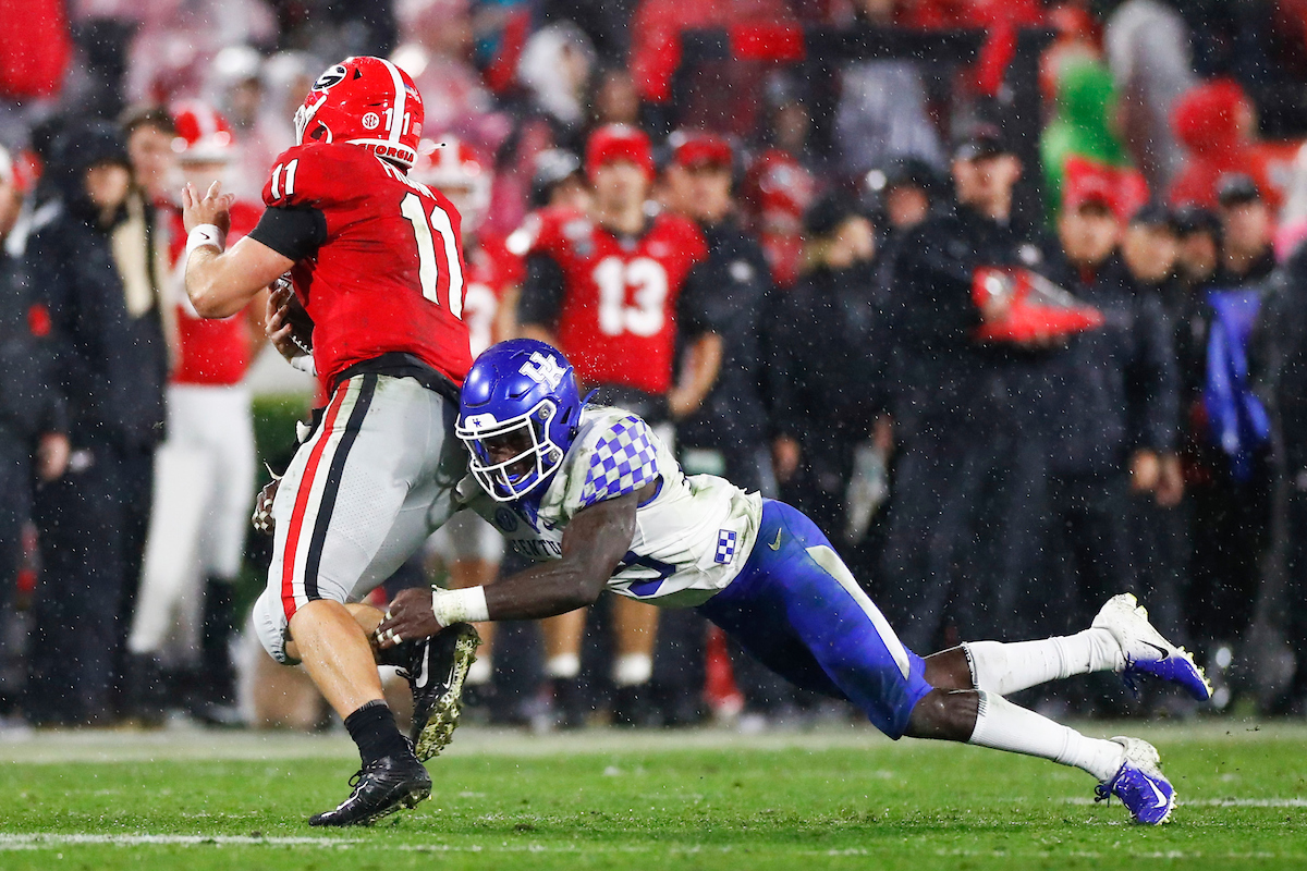 Kentucky falls to Georgia 21-0.

Photo by Chet White | UK Athletics