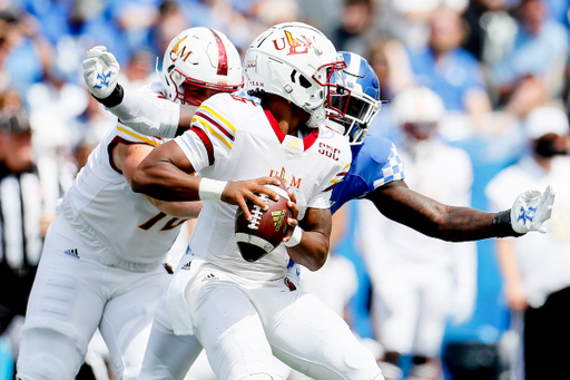 Jordan Wright.

UK beat ULM 45-10.

Photos by Chet White | UK Athletics