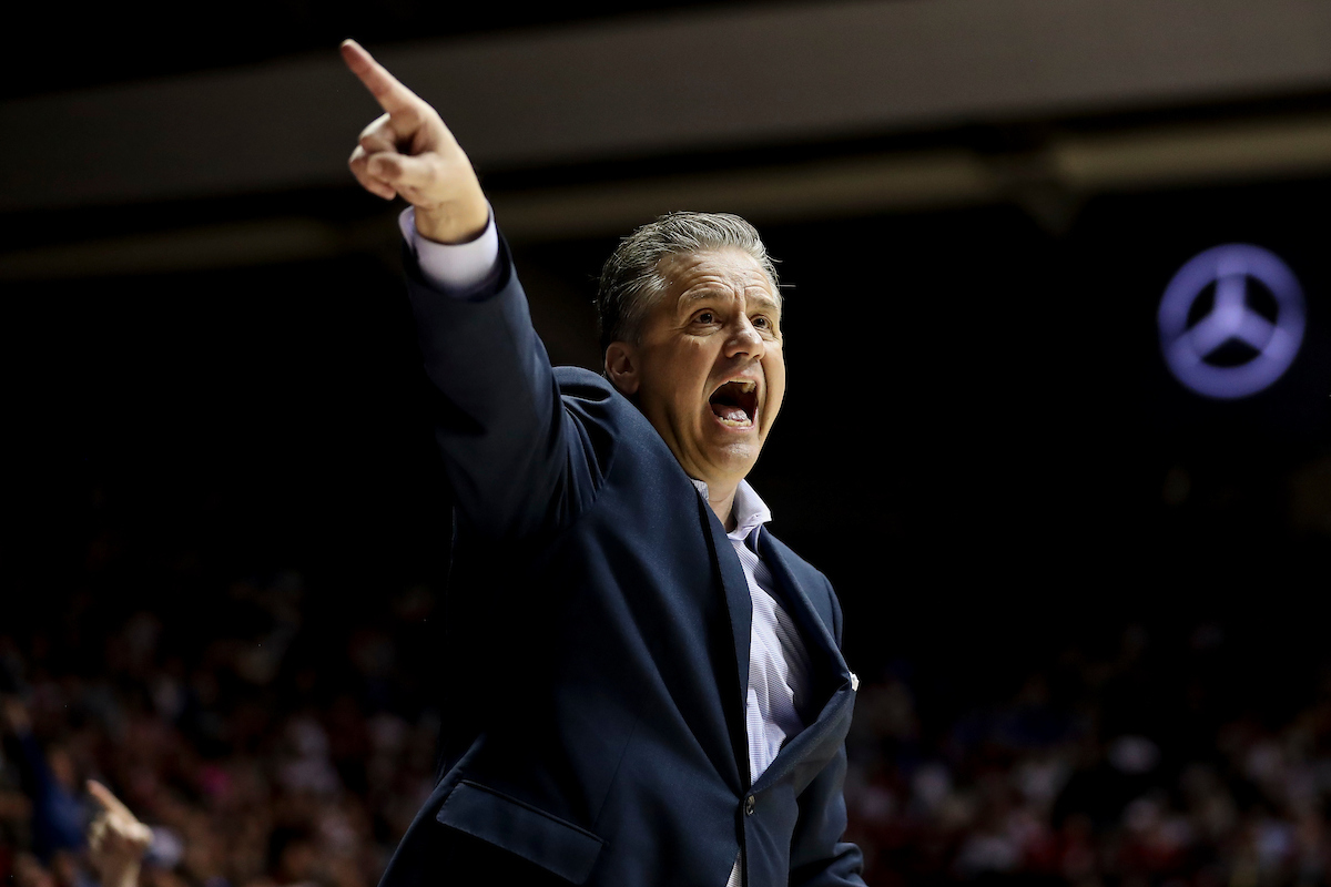 John Calipari.

Kentucky beat Alabama 66-55.

Photos by Chet White | UK Athletics